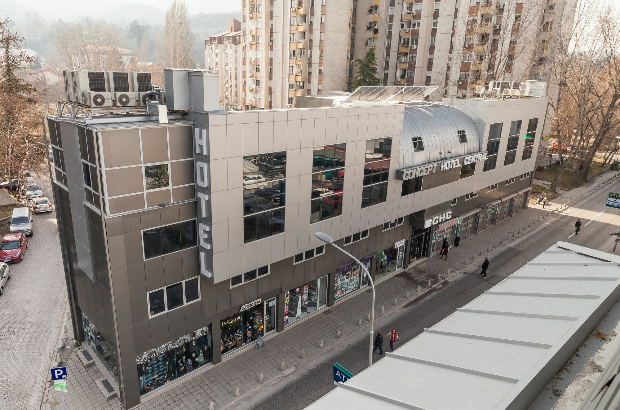Concept Hotel Central Skopje Buitenkant foto